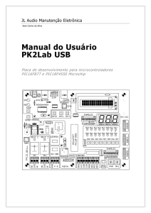 Manual do Usuário PK2Lab USB - JL Audio Manutenção Eletrônica