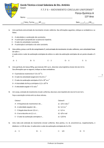 ftf 6 – movimento circular uniforme - Física