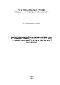 CULTIVADAS EM SISTEMAS DE - Pró-Reitoria de Pesquisa e Pós