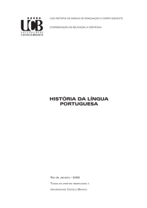 história da língua portuguesa