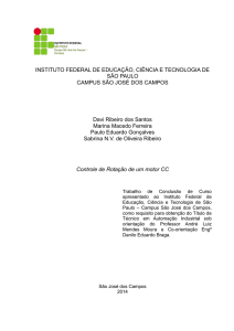 Controle de Rotação de um Motor CC