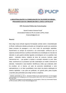 A INDUSTRIALIZAÇÃO E A CONSOLIDAÇÃO DA