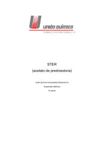 STER (acetato de prednisolona)