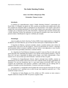 The Stable Matching Problem - PUC-Rio