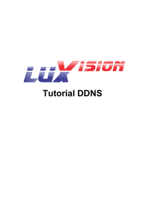 Tutorial DDNS LuxVision