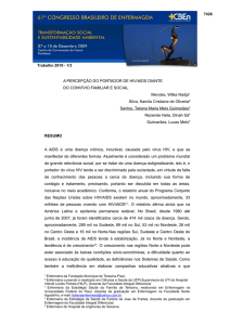 a percepção do portador de hiv/aids diante do