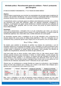 Atividade prática - Reconhecendo gases do cotidiano – Parte 5