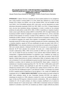 APLICAÇÃO DE RT-PCR, COM INICIADORES ALEATÓRIOS, PARA
