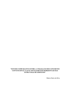estudo comparativo entre a utilização dos concretos