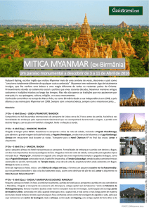 MITICA MYANMAR (ex-Birmânia)