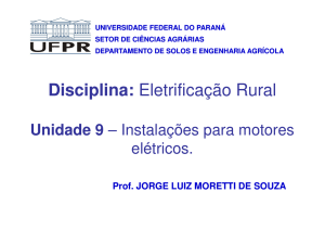 11 Dispositivos de controle dos motores elétricos