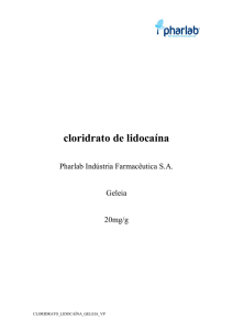 cloridrato de lidocaína