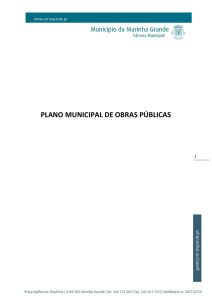 plano municipal de obras públicas