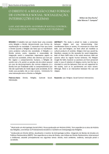 Baixar este arquivo PDF - Revista Brasileira de Sociologia do Direito