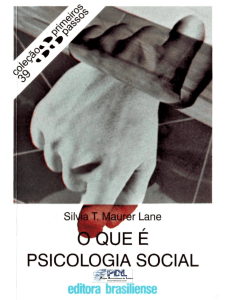 o que é psicologia social