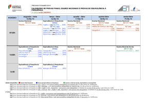 secundário - calendário provas exames 2014_2015 - 1ª fase