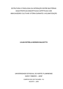 Estrutura e fisiologia da interação entre bactérias