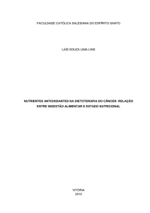 FACULDADE CATÓLICA SALESIANA DO ESPÍRITO SANTO LAÍS