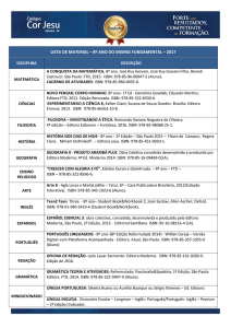 8º Ano - Sagrado Rede de Educação