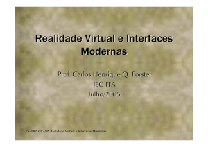 Realidade Virtual e Interfaces Modernas - IEC