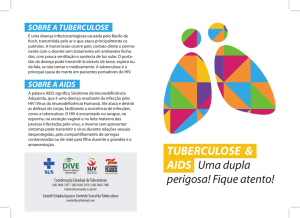 Folder Tuberculose e HIV
