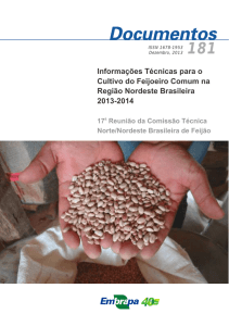 cultivo de feijão no nordeste - Embrapa Tabuleiros Costeiros