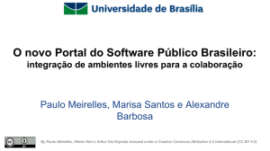 O novo Portal do Software Público Brasileiro