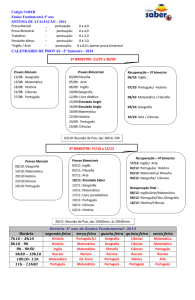 5º ano- 2º semestre - Colégio Saber Online