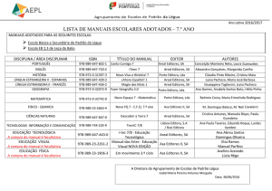 3º ciclo - Agrupamento de Escolas de Padrão da Légua