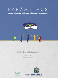 Filosofia - Secretaria de Educação de Pernambuco