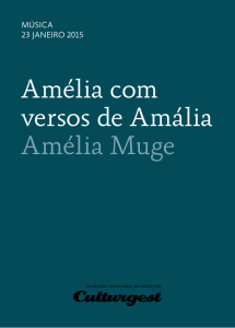 Amélia com versos de Amália Amélia Muge