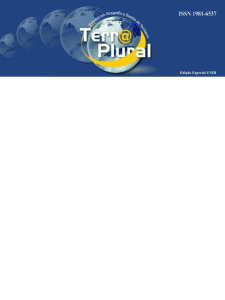 Edição Especial UNIR - Portal de Periódicos da UEPG