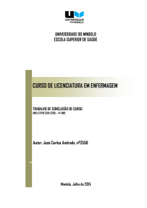 José Andrade 2015. Enfermagem e a Segurança na Administração