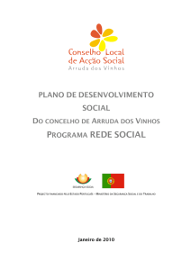 programa rede social - C.M. Arruda dos Vinhos