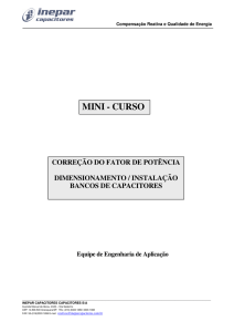 mini - curso - Inepar Capacitores