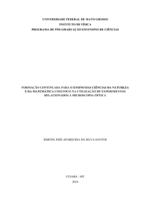 simone josé aparecida da silva santos - Instituto de Física