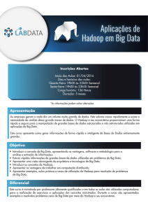 Aplicações de Hadoop em Big Data