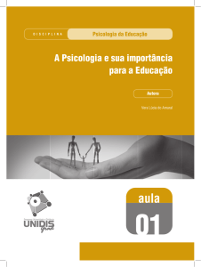 A Psicologia e sua importância para a Educação