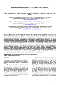 Sistema de Rádio Frequência Para Fechadura