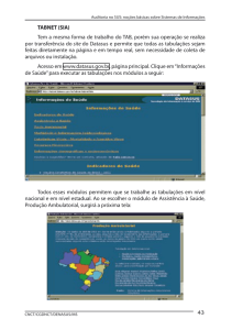 43 TABNET (SIA) Tem a mesma forma de trabalho do TAB