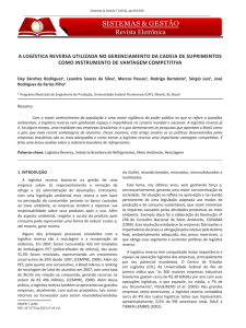 a logística reversa utilizada no gerenciamento da cadeia de