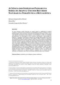 A CIÊNCIA DOS INDÍGENAS PANKARÁ NA SERRA DO ARAPUÁ
