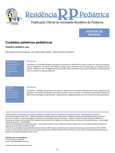 Cuidados paliativos pediátricos