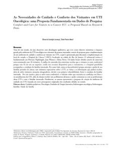 As Necessidades de Cuidado e Conforto dos Visitantes em