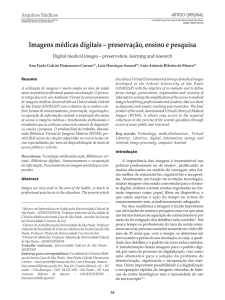 Imagens médicas digitais – preservação, ensino e pesquisa
