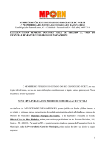 MINISTÉRIO PÚBLICO DO ESTADO DO RIO GRANDE DO