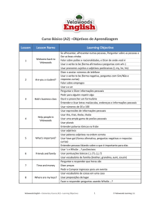 210 objetivos de aprendizagem