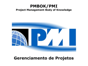 PMBOK/PMI Gerenciamento de Projetos