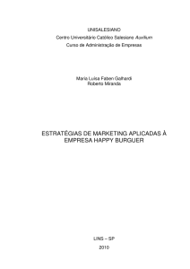 estratégias de marketing aplicadas à empresa