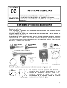 6 Resistores Especiais